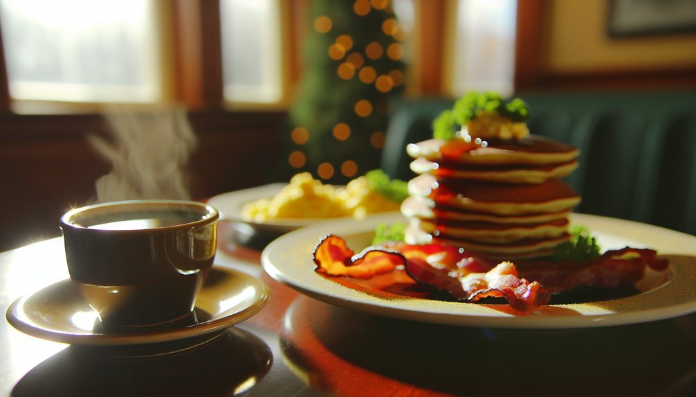 hearty breakfast with sides