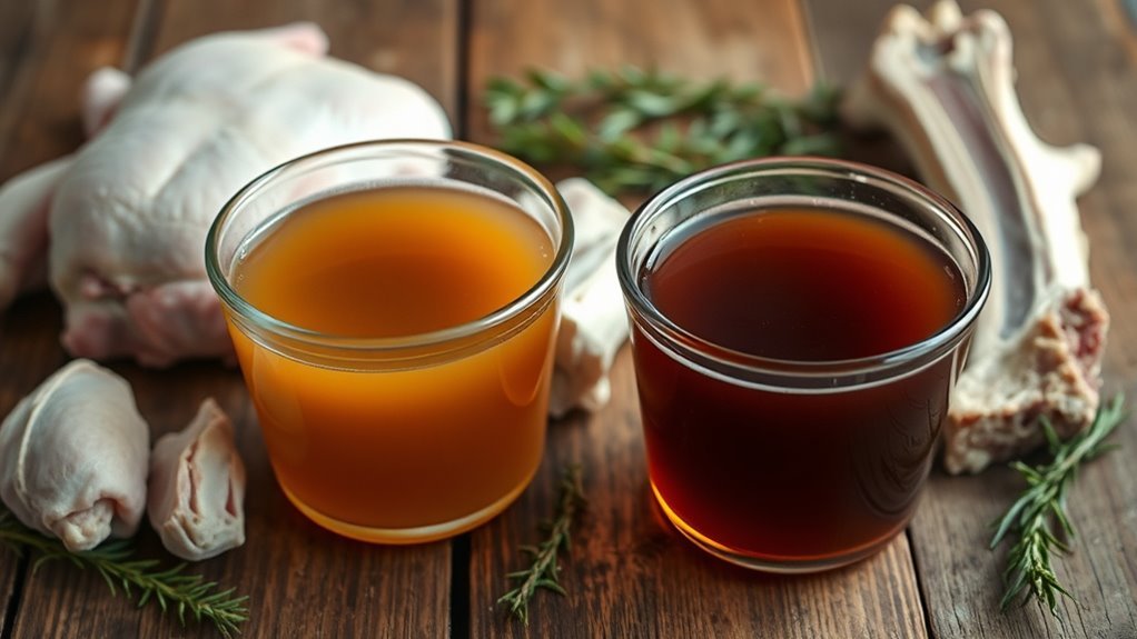 beef and chicken broth differences