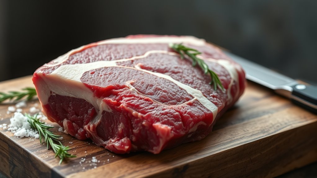 beef s chest muscle section