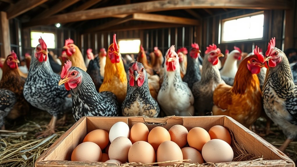 breed age egg production