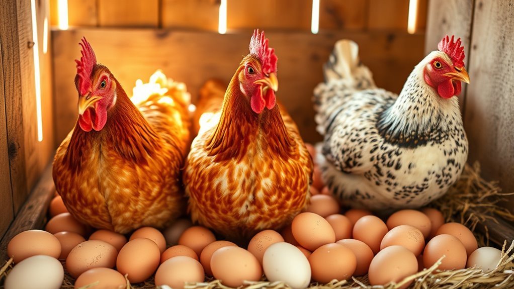 breed specific egg production rates