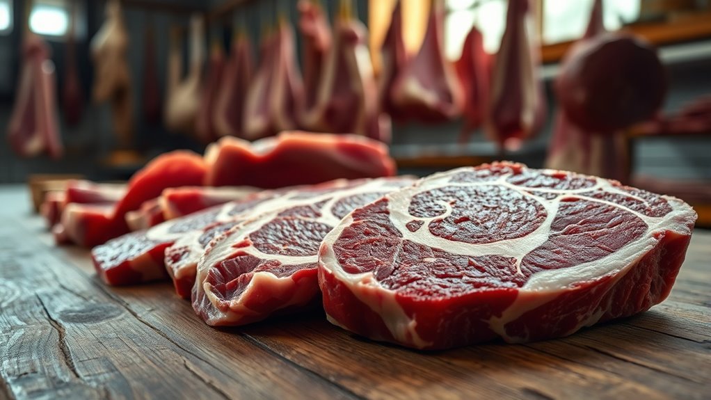 cattle origin cuts quality