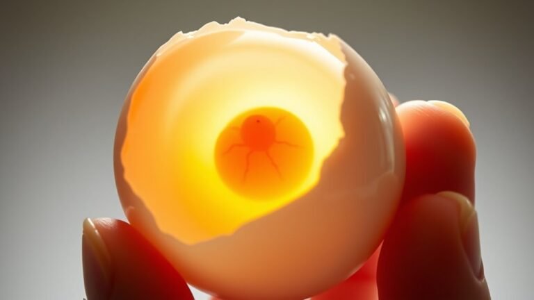 check for blood spots