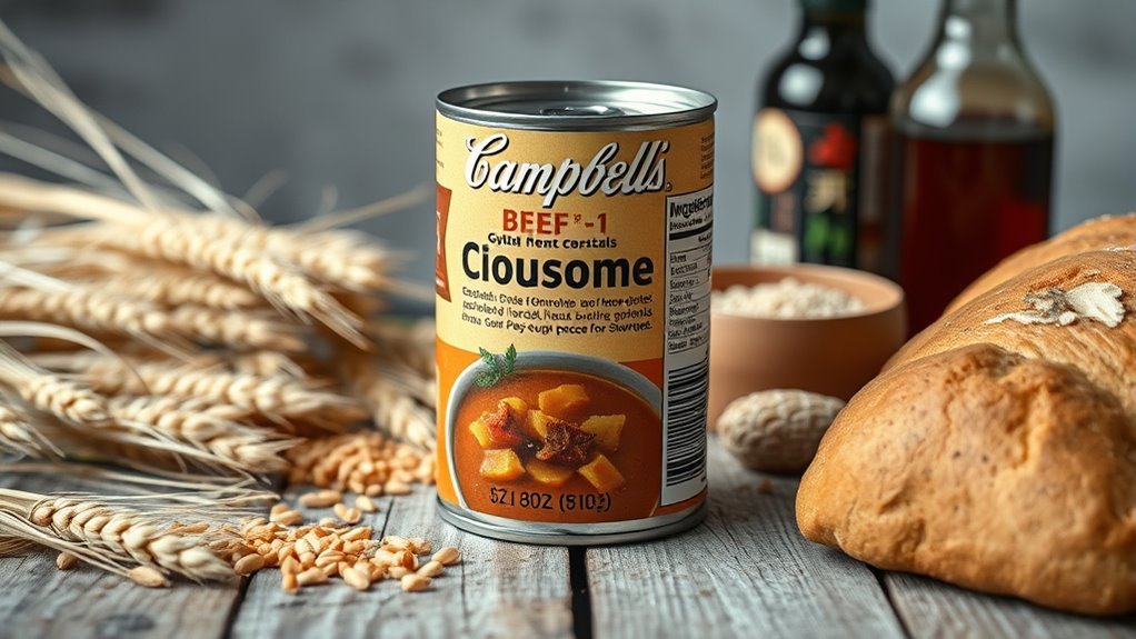 check labels for gluten ingredients