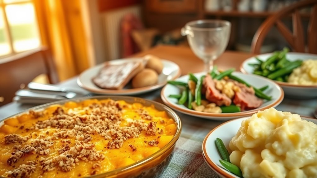 cheesy squash casserole bake