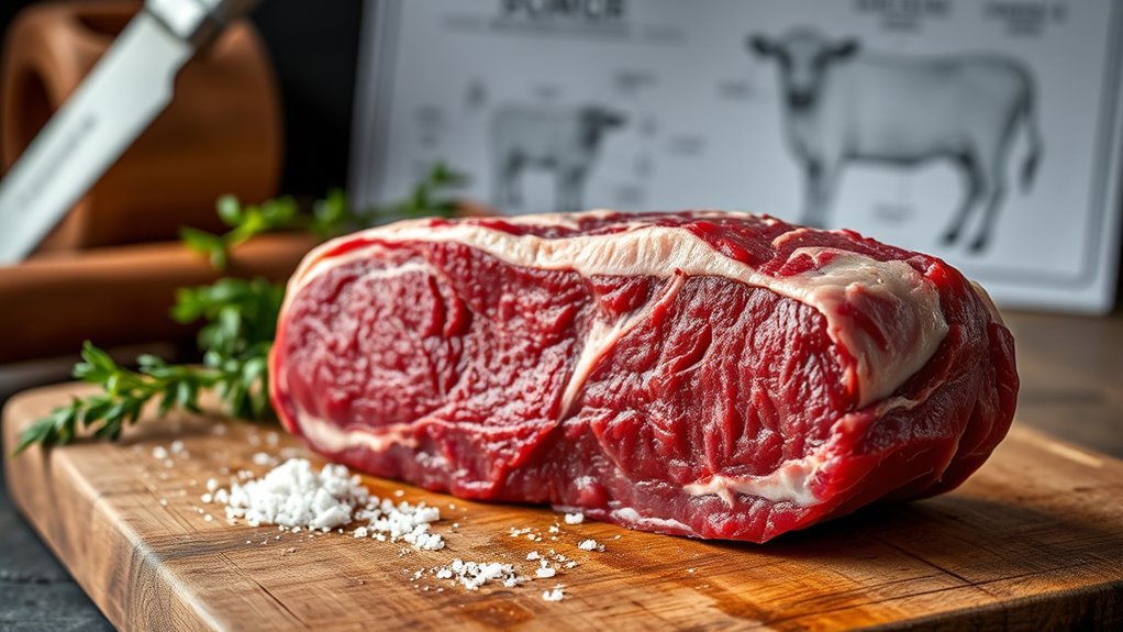 choose fresh marbled beef