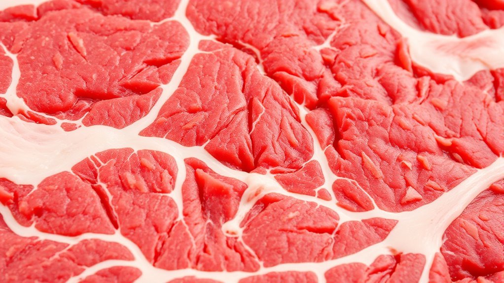 coarse marbled fibrous tenderness