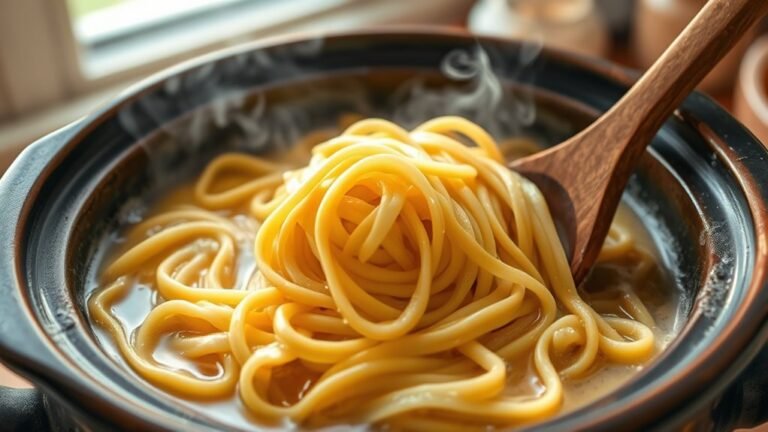 cook egg noodles slowly