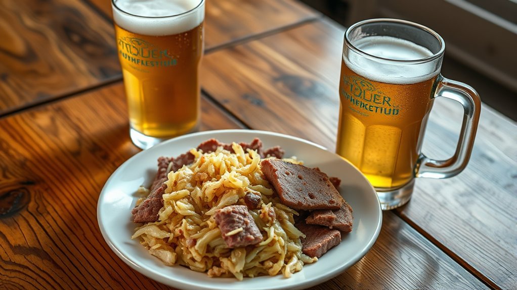 crisp lagers enhance meal