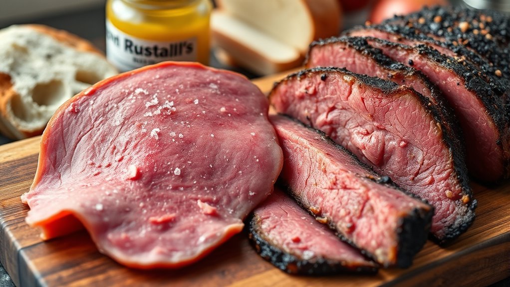 cured salty spicy beef