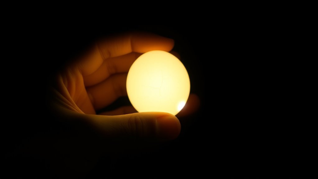 dark room maximizes visibility