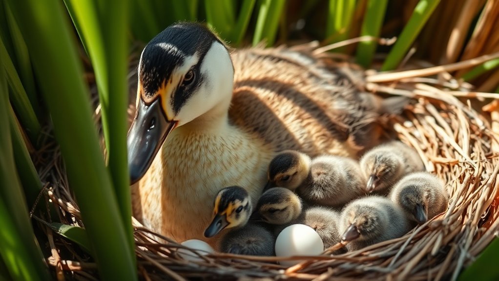 ducks incubate eggs duration