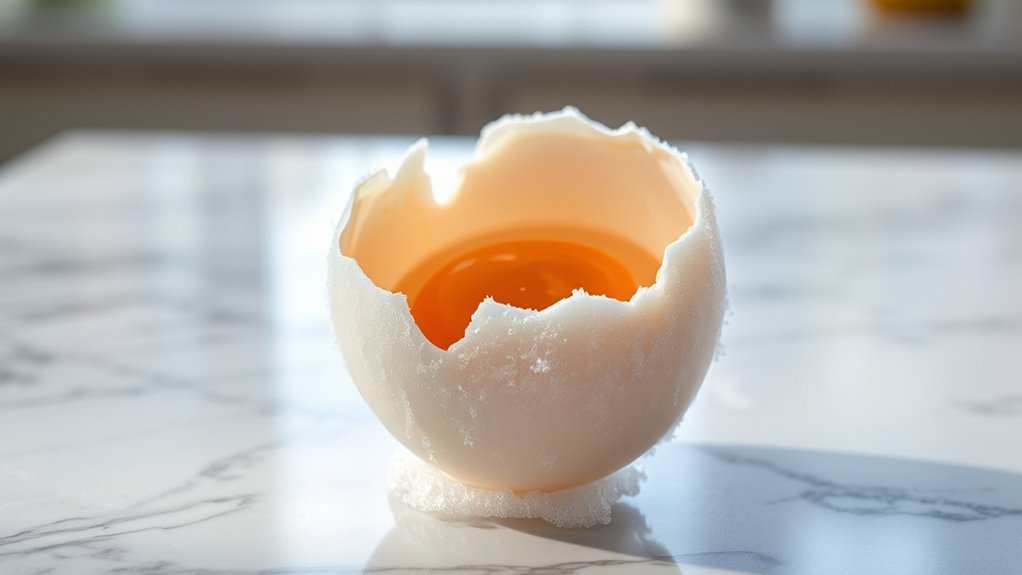 egg freezing alters texture