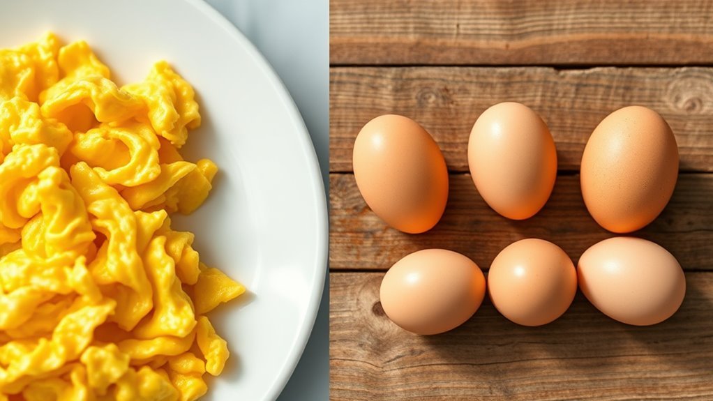 egg size impacts calorie count