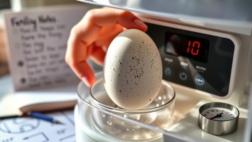 fertilized eggs require proper storage