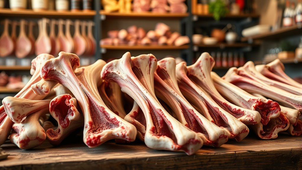 fresh grass fed beef bones