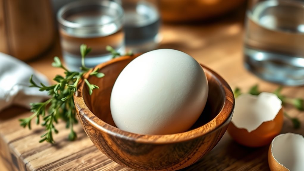 handle eggs gently carefully