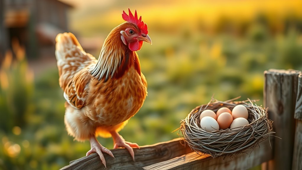 hens start laying early