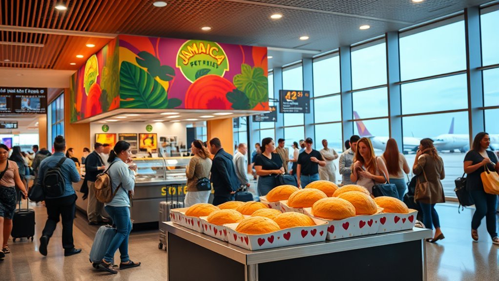 jamaican patties at airports