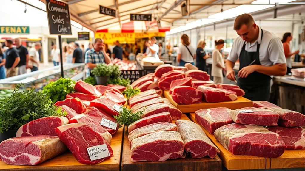 locally sourced grass fed beef