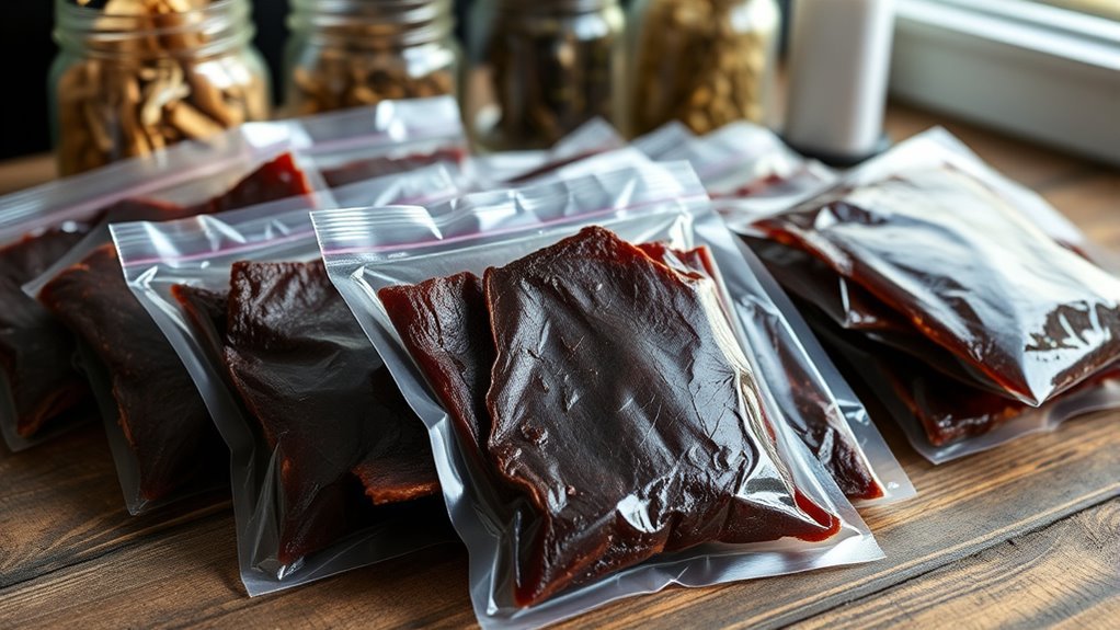 proper long term beef jerky storage