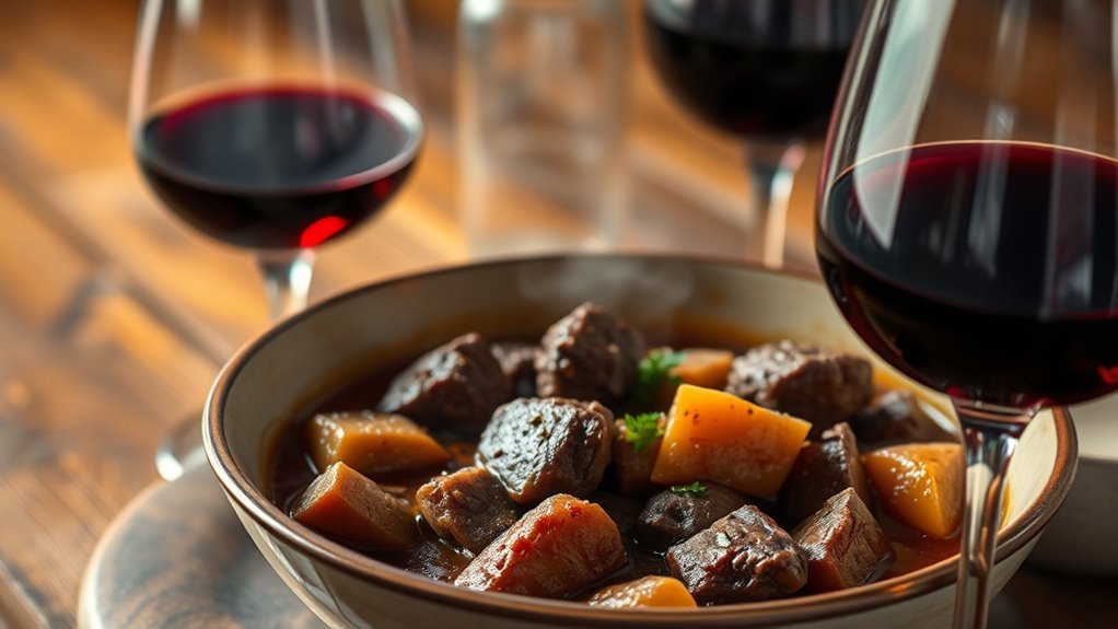 rich balanced red wines