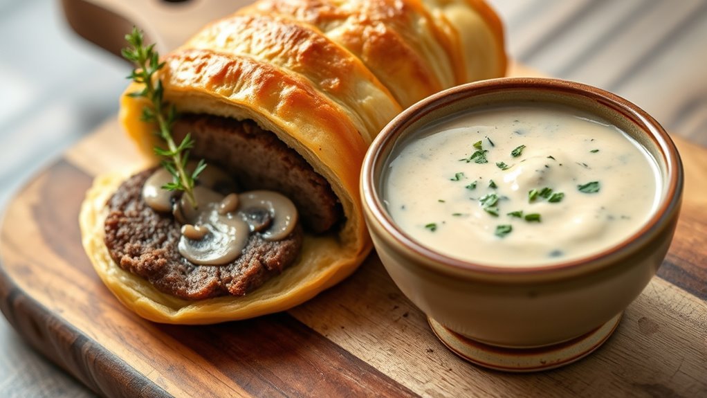 rich mushroom cream sauce