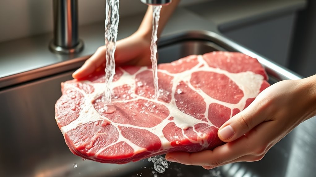 rinse scrub dry thoroughly