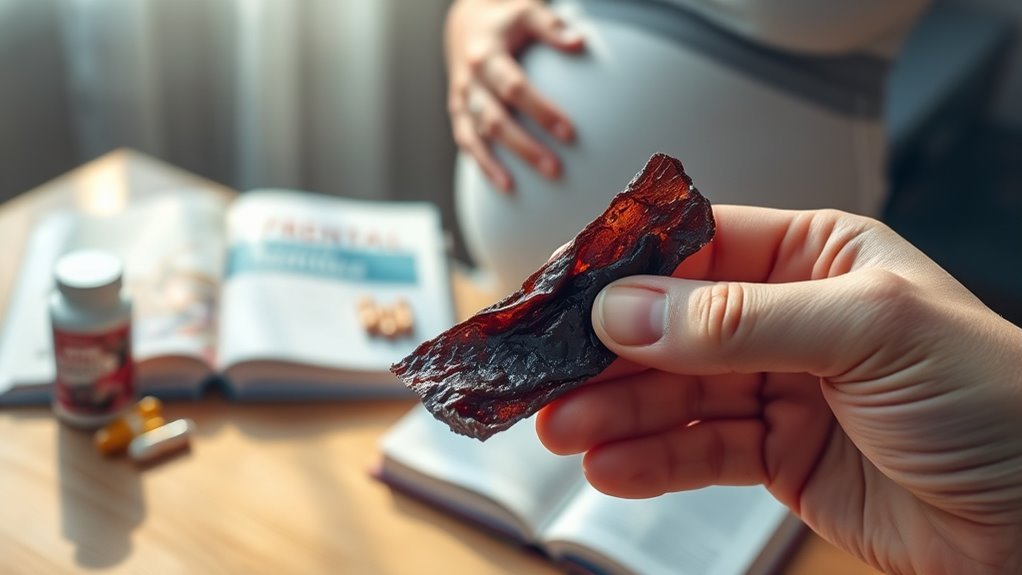 risky pregnant jerky consumption