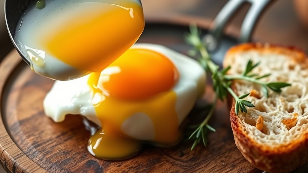 serve eggs warm beautifully