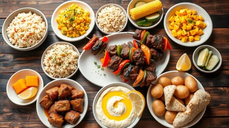 simple beef kebab sides