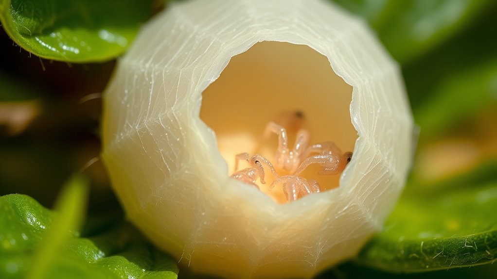 spider eggs hatch in weeks