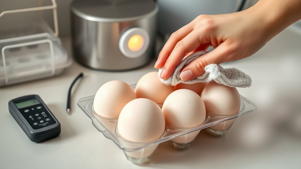 store eggs carefully keep warm