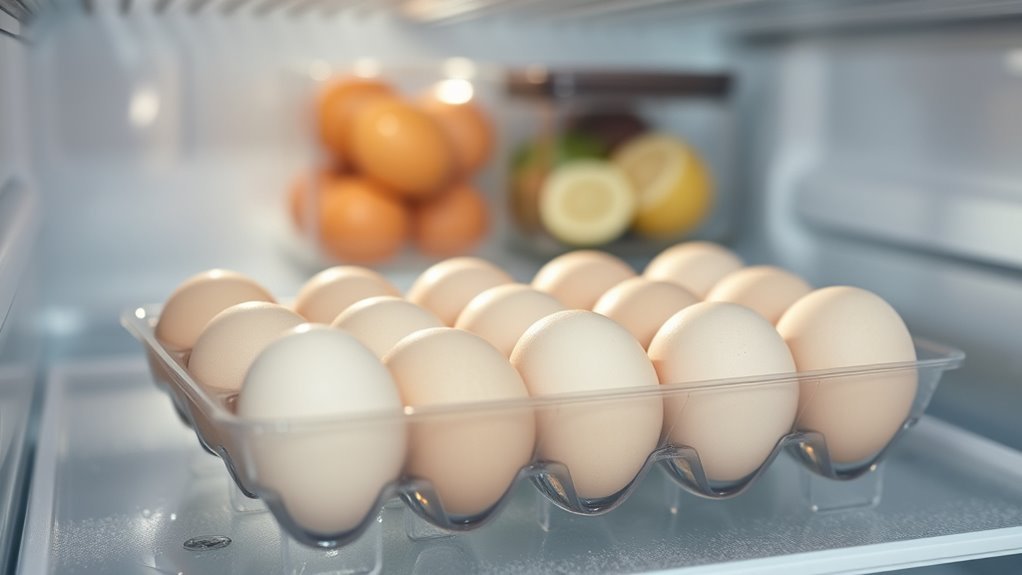 store eggs properly refrigerated