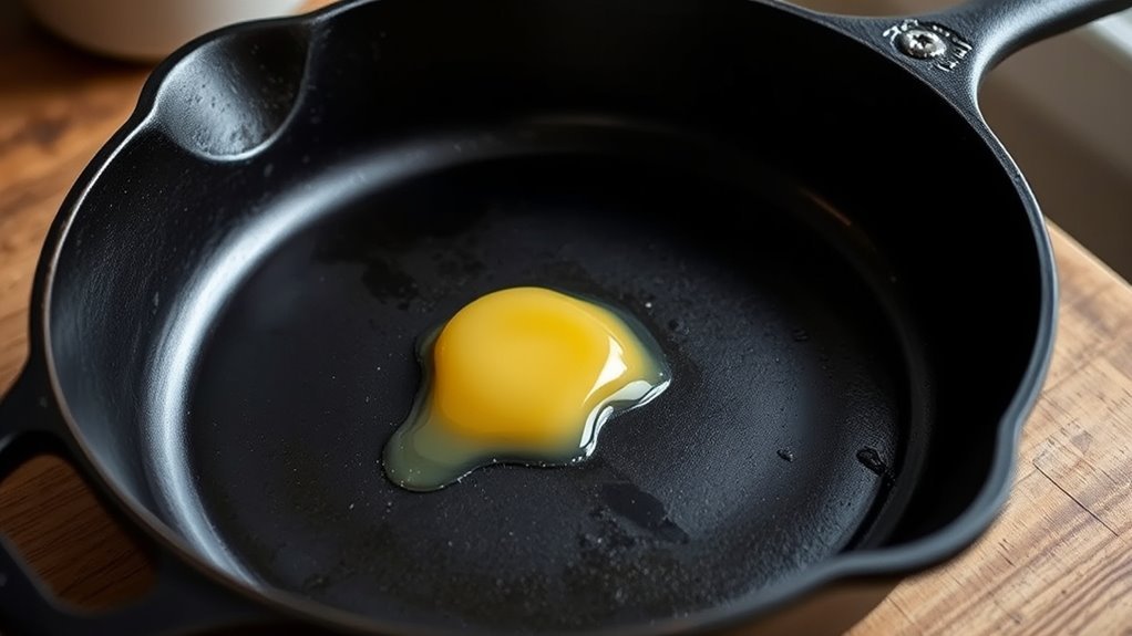 thoroughly clean and dry pan