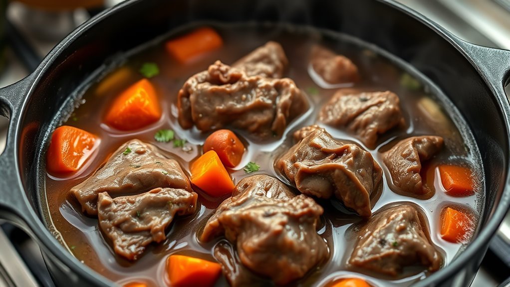 use moist slow cooking