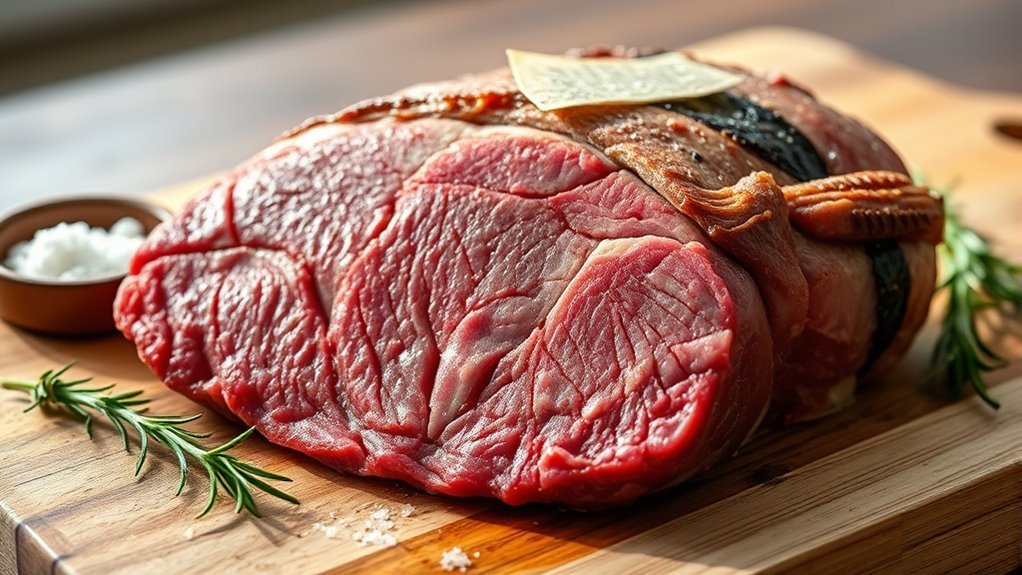 warm beef evenly first