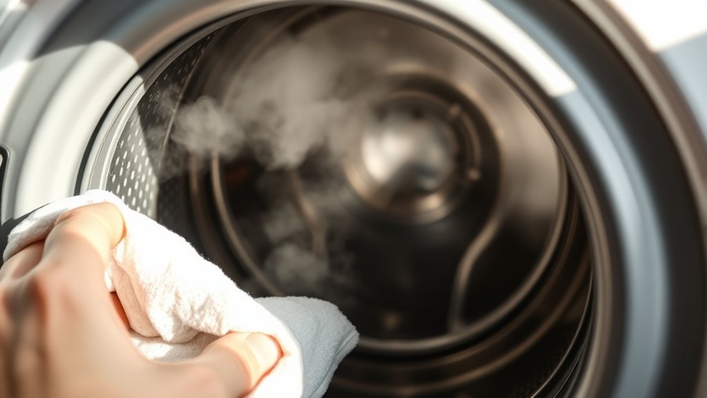 washing machine rotten egg smell