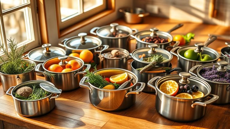 aromatic simmer pots selection