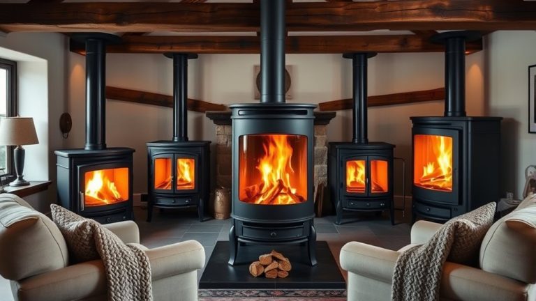 cozy large wood stoves