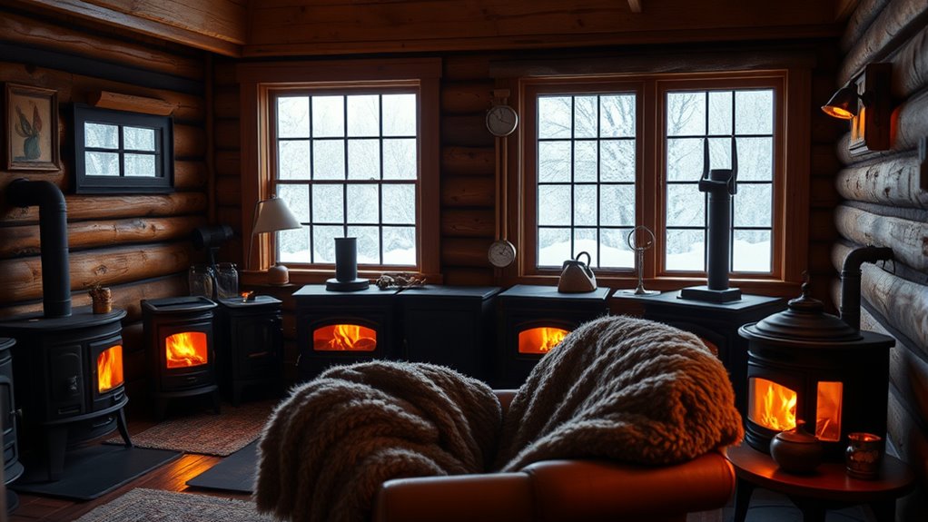 cozy small wood stoves