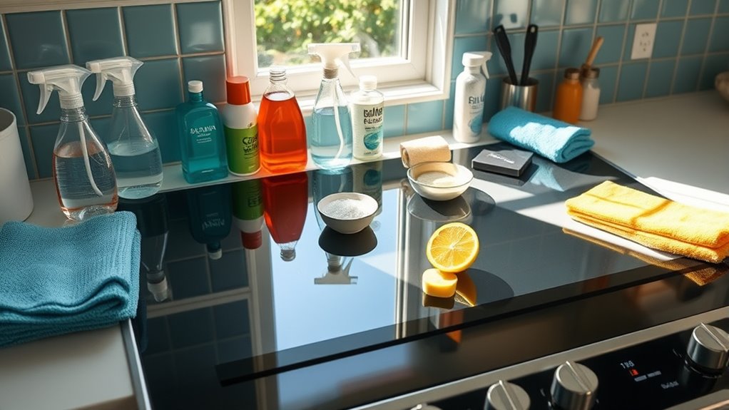 effective stove top cleaning