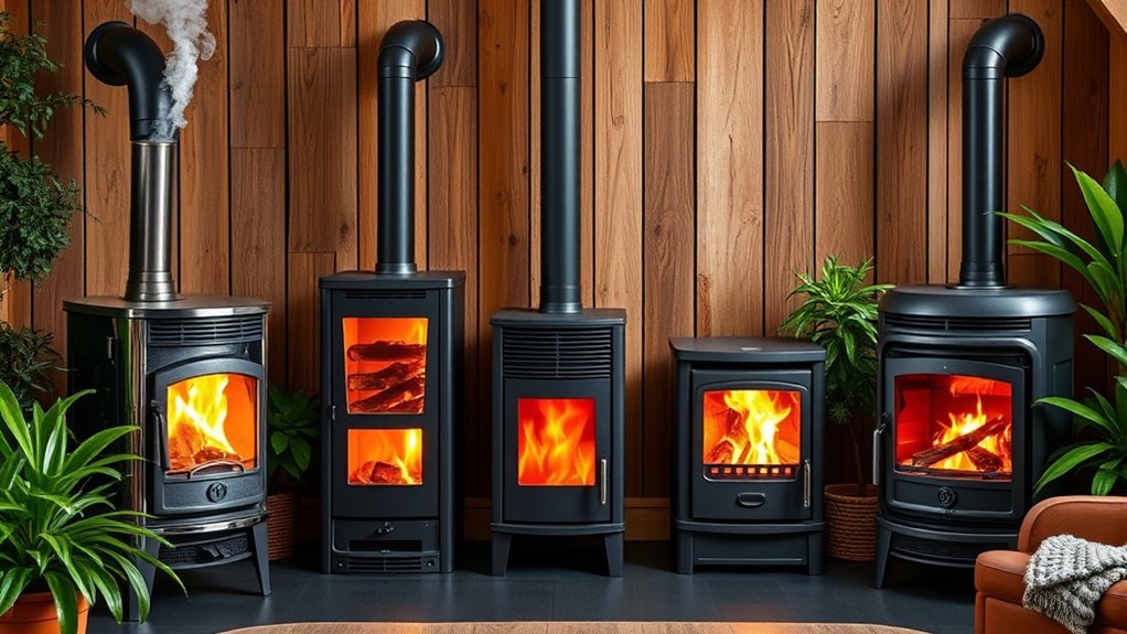 efficient wood burning stoves