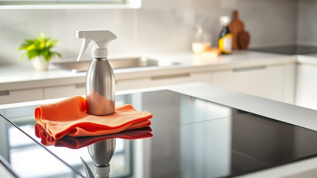 effortless glass stove cleaning