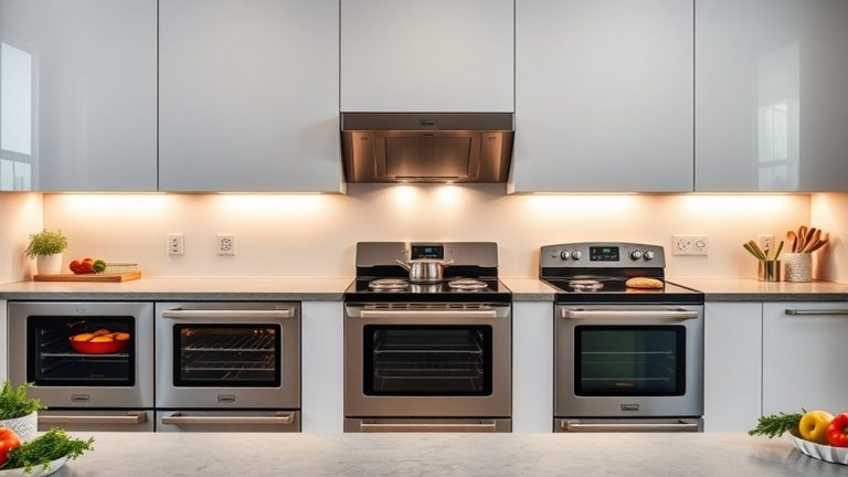 electric stoves double ovens