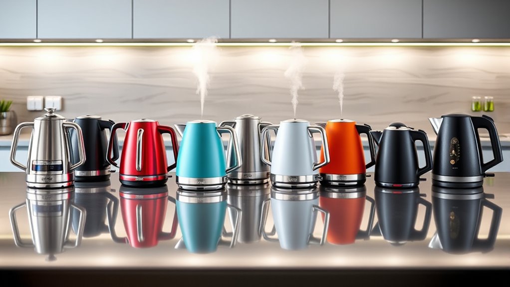 fast boiling electric kettles