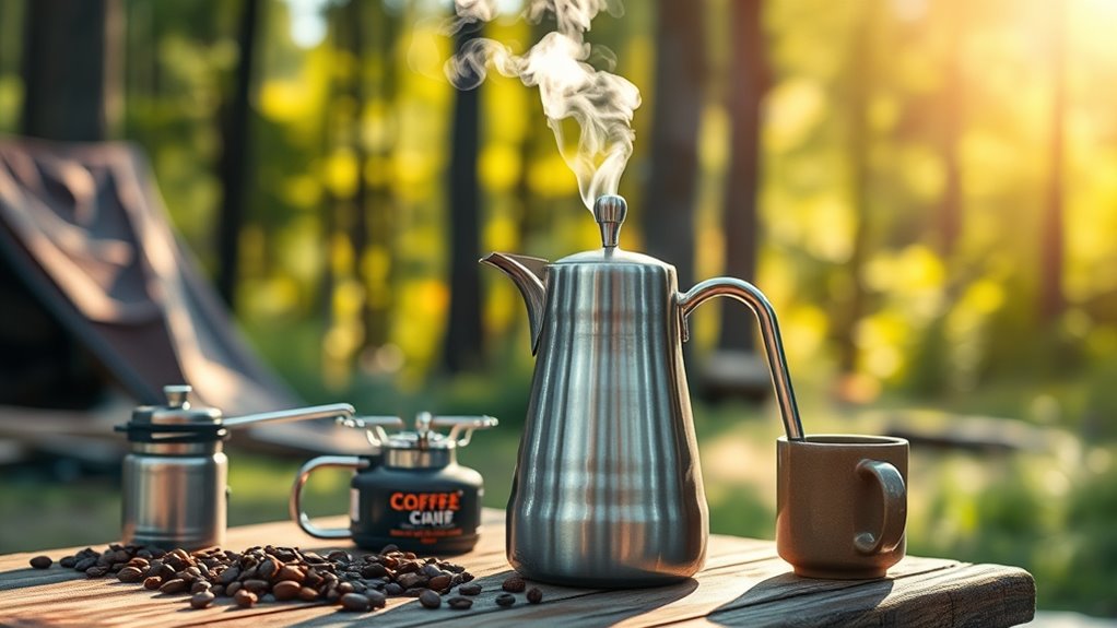 gooseneck kettles for camping