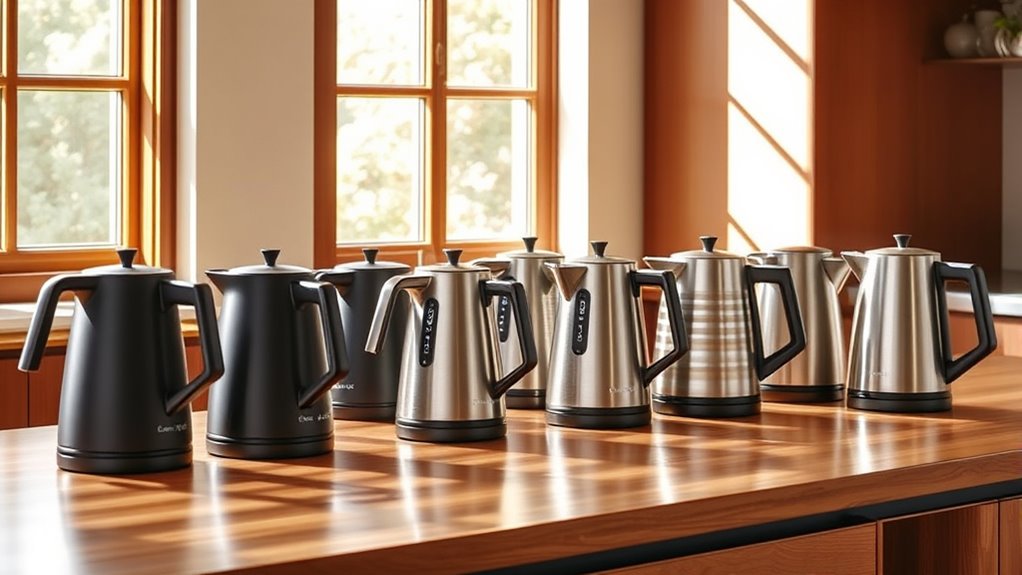 gooseneck kettles with controls