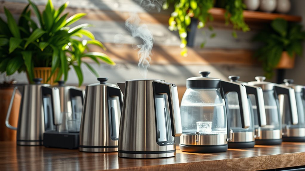 plastic free electric kettles