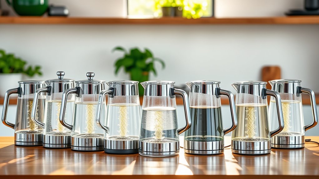 plastic free glass kettles